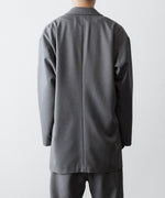 画像をギャラリービューアに読み込む, ato(アトウ)のONE BUTTON DEEP V-ZONE JACKET - TOP GREYの公式通販サイトsession福岡セレクトショップ
