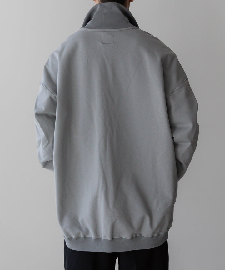KANEMASA PHIL. カネマサフィル 23AW EXCLUSIVE - 36G SUPER FINE GAUGE HALF ZIP PULLOVER - LIGHT GRAY sessionセッション福岡セレクトショップ公式通販サ