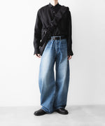 画像をギャラリービューアに読み込む, ssstein(シュタイン)のDEFORMATION WIDE DENIM PANTS - INDIGOの公式通販サイトsession福岡セレクトショップ
