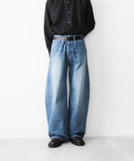 画像をギャラリービューアに読み込む, ssstein(シュタイン)のDEFORMATION WIDE DENIM PANTS - INDIGOの公式通販サイトsession福岡セレクトショップ
