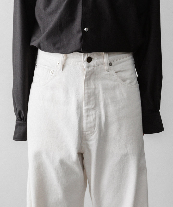 ANTHEM A-アンセムエーのTWIST LINE STRAIGHT JEANSのECRU公式通販サイトsession福岡セレクトショップ