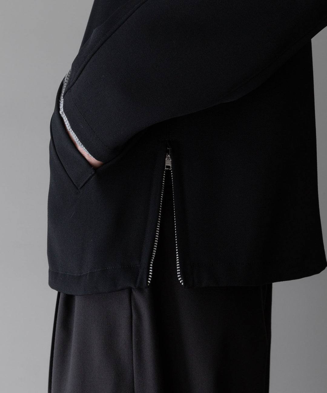 【INTÉRIM】インテリム PURE BLACK WOOL DRIVING JACKET - BLACK sessionセッション福岡セレクトショップ  公式通販サイト