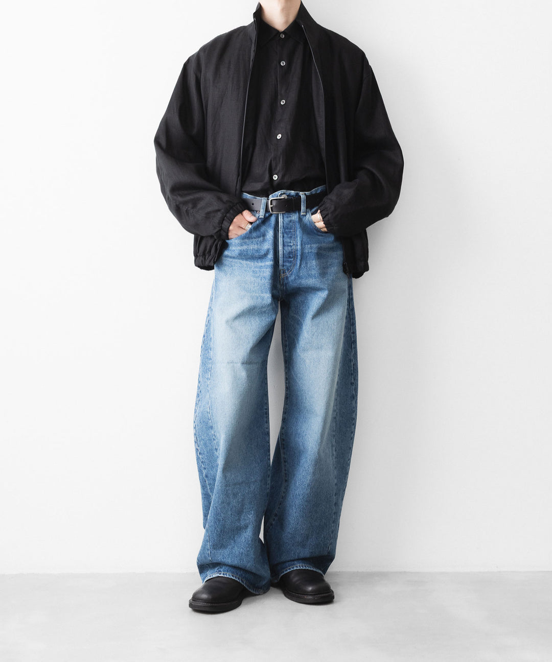ssstein(シュタイン)のDEFORMATION WIDE DENIM PANTS - INDIGOの公式通販サイトsession福岡セレクトショップ