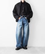 画像をギャラリービューアに読み込む, ssstein(シュタイン)のDEFORMATION WIDE DENIM PANTS - INDIGOの公式通販サイトsession福岡セレクトショップ
