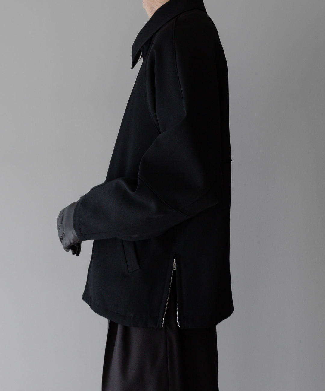 【INTÉRIM】インテリム PURE BLACK WOOL DRIVING JACKET - BLACK sessionセッション福岡セレクトショップ  公式通販サイト