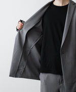 画像をギャラリービューアに読み込む, ato(アトウ)のONE BUTTON DEEP V-ZONE JACKET - TOP GREYの公式通販サイトsession福岡セレクトショップ
