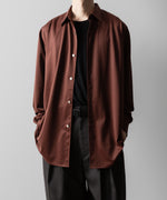 画像をギャラリービューアに読み込む, KANEMASA PHIL. カネマサフィルの46G MODEST SHIRT - BROWNの公式通販サイトsession福岡セレクトショップ
