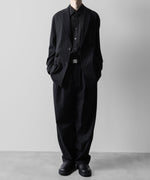 画像をギャラリービューアに読み込む, ssstein(シュタイン)の24AWコレクション SILK NEP CLOTH SINGLE BREASTED JACKET - BLACK 公式通販サイトsession福岡セレクトショップ
