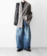 画像をギャラリービューアに読み込む, ssstein(シュタイン)のGOAT LEATHER SHIRRING HANDLE SHOULDER BAG - BLACKの公式通販サイトsession福岡セレクトショップ
