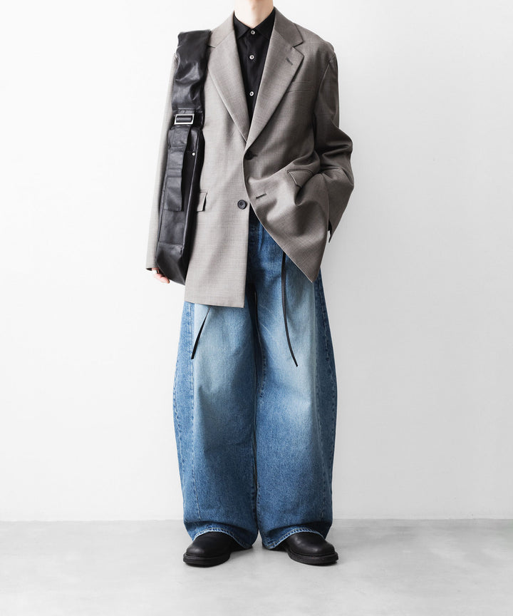 ssstein(シュタイン)のDEFORMATION WIDE DENIM PANTS - INDIGOの公式通販サイトsession福岡セレクトショップ