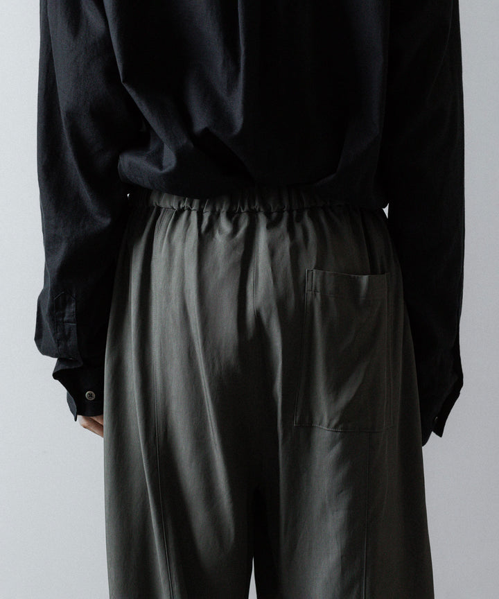 ANTHEM A-アンセムエーのSILKY VISCOSE 2TUCK FLARE EASY PANTSのGRAY公式通販サイトsession福岡セレクトショップ