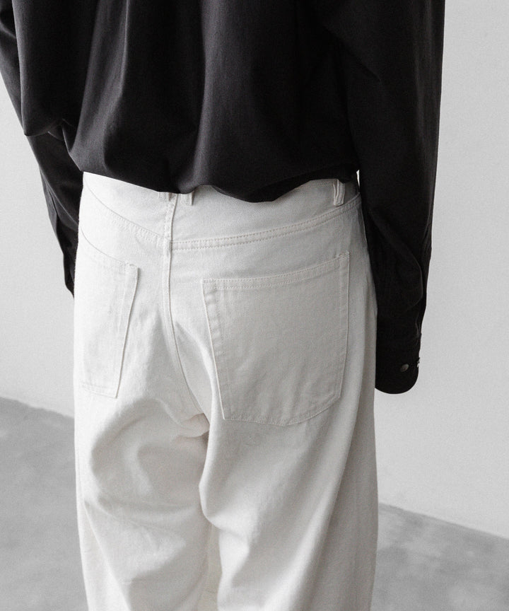 ANTHEM A-アンセムエーのTWIST LINE STRAIGHT JEANSのECRU公式通販サイトsession福岡セレクトショップ