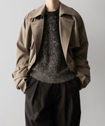 画像をギャラリービューアに読み込む, ssstein(シュタイン)の24AWコレクション LAYERED SHORT TRENCH COAT - BEIGE 公式通販サイトsession福岡セレクトショップ
