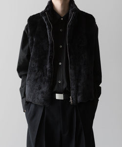 ssstein(シュタイン)の24AWコレクション ACRYLIC FUR VEST - BLACK 公式通販サイトsession福岡セレクトショップ