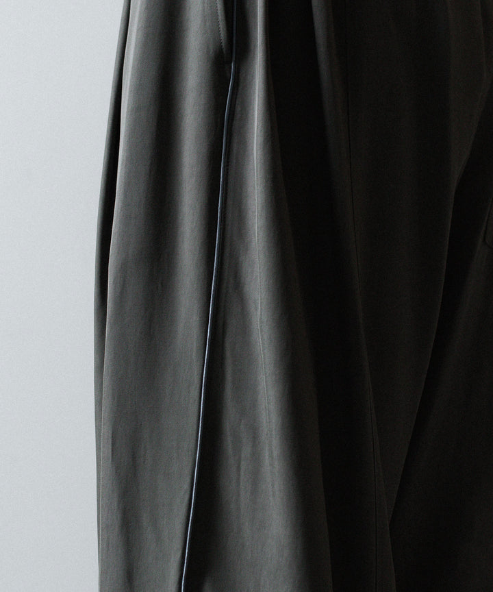 ANTHEM A-アンセムエーのSILKY VISCOSE 2TUCK FLARE EASY PANTSのGRAY公式通販サイトsession福岡セレクトショップ