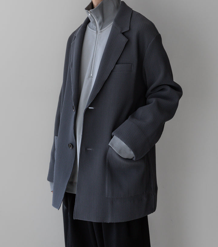 【stein】シュタインのグラデーションプリーツジャケット 公式通販 OVERSIZED GRADATION PLEATS JACKET - N.GREY