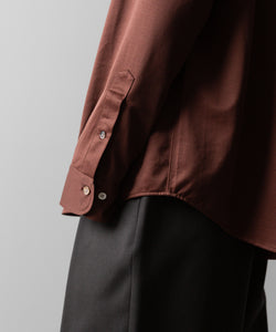 KANEMASA PHIL. カネマサフィルの46G MODEST SHIRT - BROWNの公式通販サイトsession福岡セレクトショップ