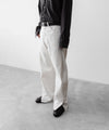 【ANTHEM A】TWIST LINE STRAIGHT JEANS - ECRU