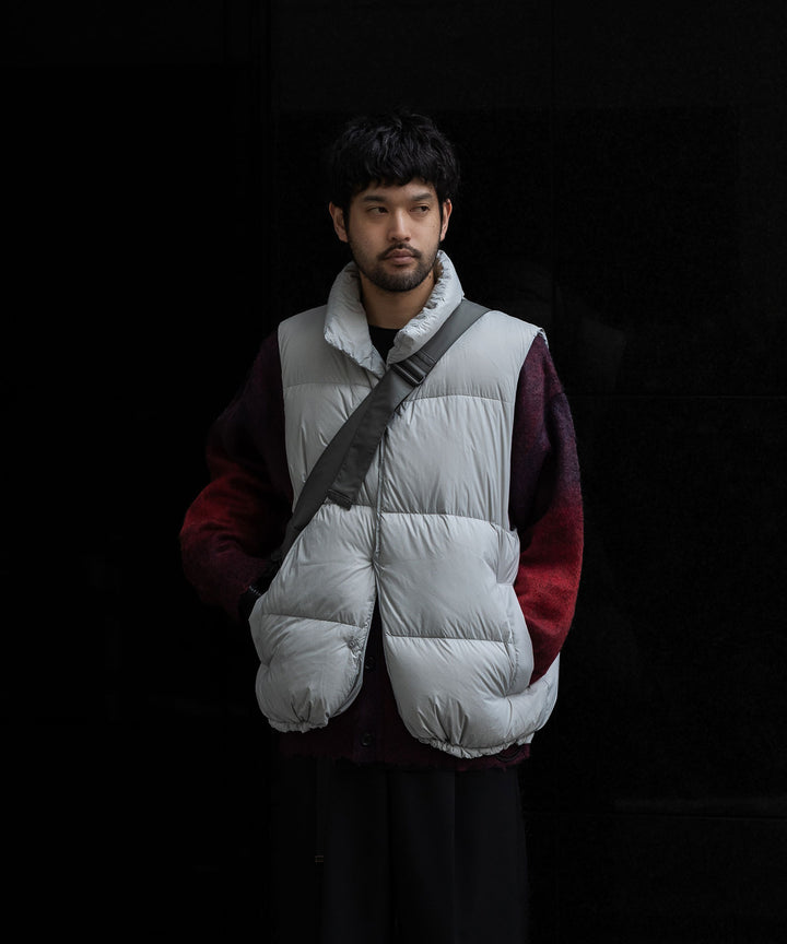 【stein】DOWN PADDED VEST - OFF GREY