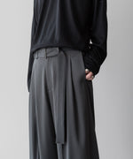 画像をギャラリービューアに読み込む, ATTACHMENT アタッチメント LIMITEDのSORIBIA TWILL BELTED WIDE TROUSERS - D.GRAYの公式通販サイトsession福岡セレクトショップ
