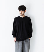 画像をギャラリービューアに読み込む, UMEDA ウメダニットの16GG CREW NECK PULLOVER - BLACKの公式通販サイトsession福岡セレクトショップ
