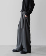 画像をギャラリービューアに読み込む, ATTACHMENT アタッチメント LIMITEDのSORIBIA TWILL BELTED WIDE TROUSERS - D.GRAYの公式通販サイトsession福岡セレクトショップ
