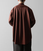 画像をギャラリービューアに読み込む, KANEMASA PHIL. カネマサフィルの46G MODEST SHIRT - BROWNの公式通販サイトsession福岡セレクトショップ
