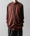 【KANEMASA PHIL.】46G MODEST SHIRT - BROWN