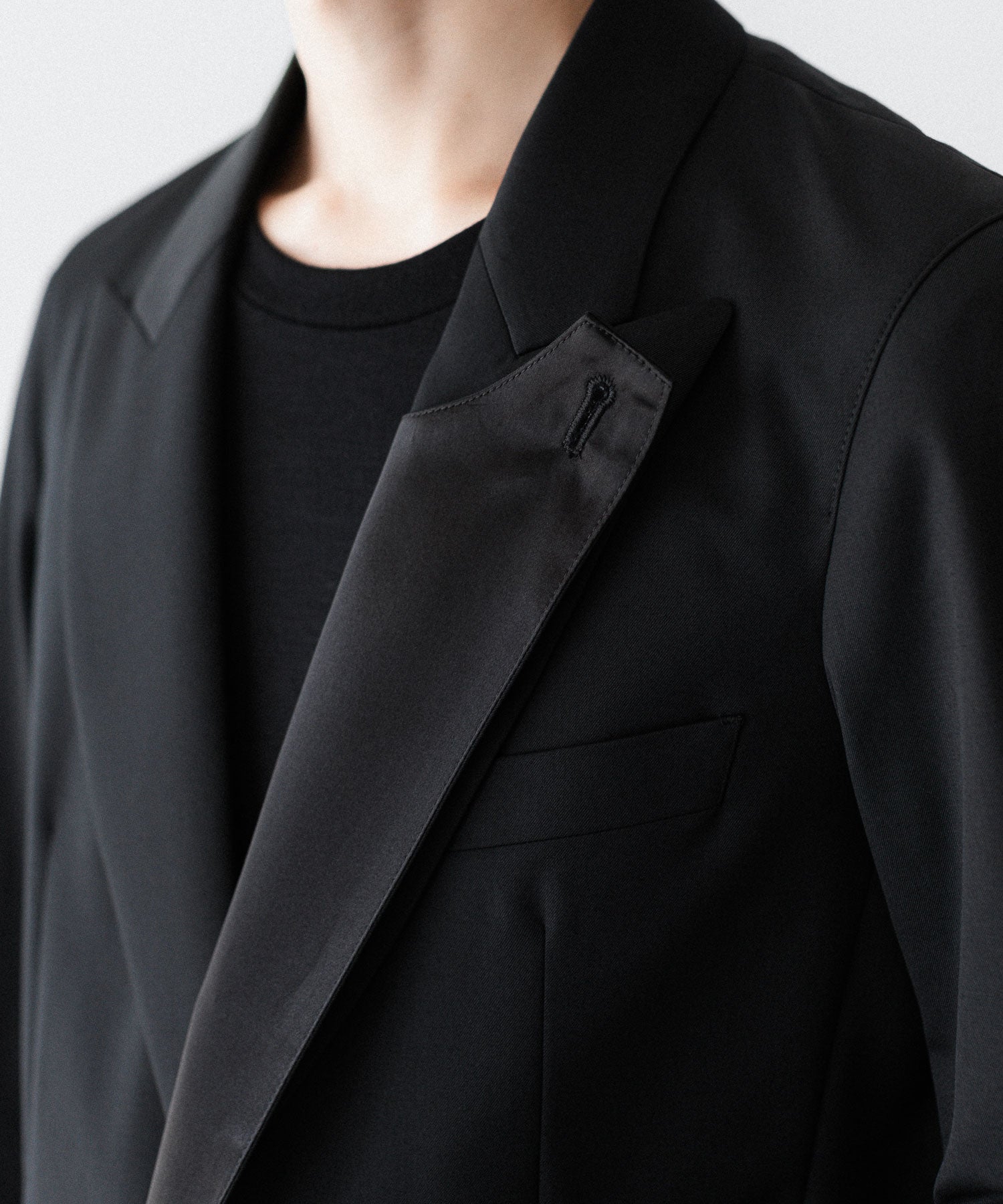 SUBLATIONS サブレーションズのSUPER140 SINGLE BREASTED JACKETのBLACK 公式通販サイトsession福岡セレクトショップ