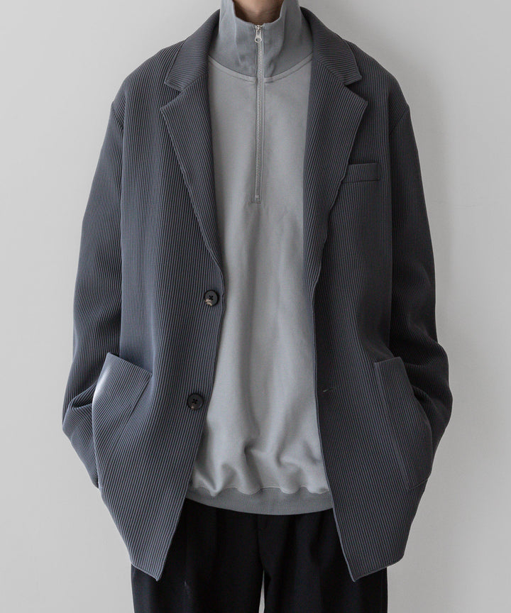 KANEMASA PHIL. カネマサフィル 23AW EXCLUSIVE - 36G SUPER FINE GAUGE HALF ZIP PULLOVER - LIGHT GRAY sessionセッション福岡セレクトショップ公式通販サ