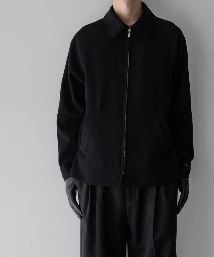 【INTÉRIM】インテリム PURE BLACK WOOL DRIVING JACKET - BLACK sessionセッション福岡セレクトショップ  公式通販サイト