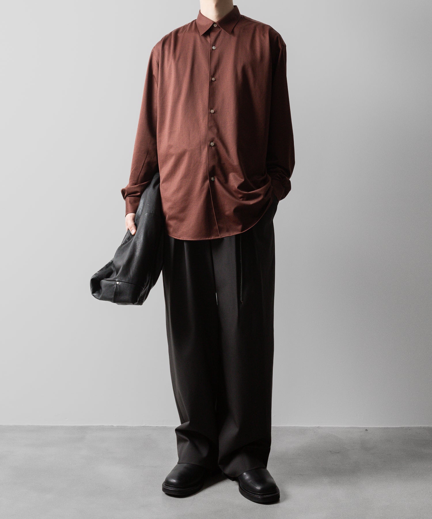 KANEMASA PHIL. カネマサフィルの46G MODEST SHIRT - BROWNの公式通販サイトsession福岡セレクトショップ