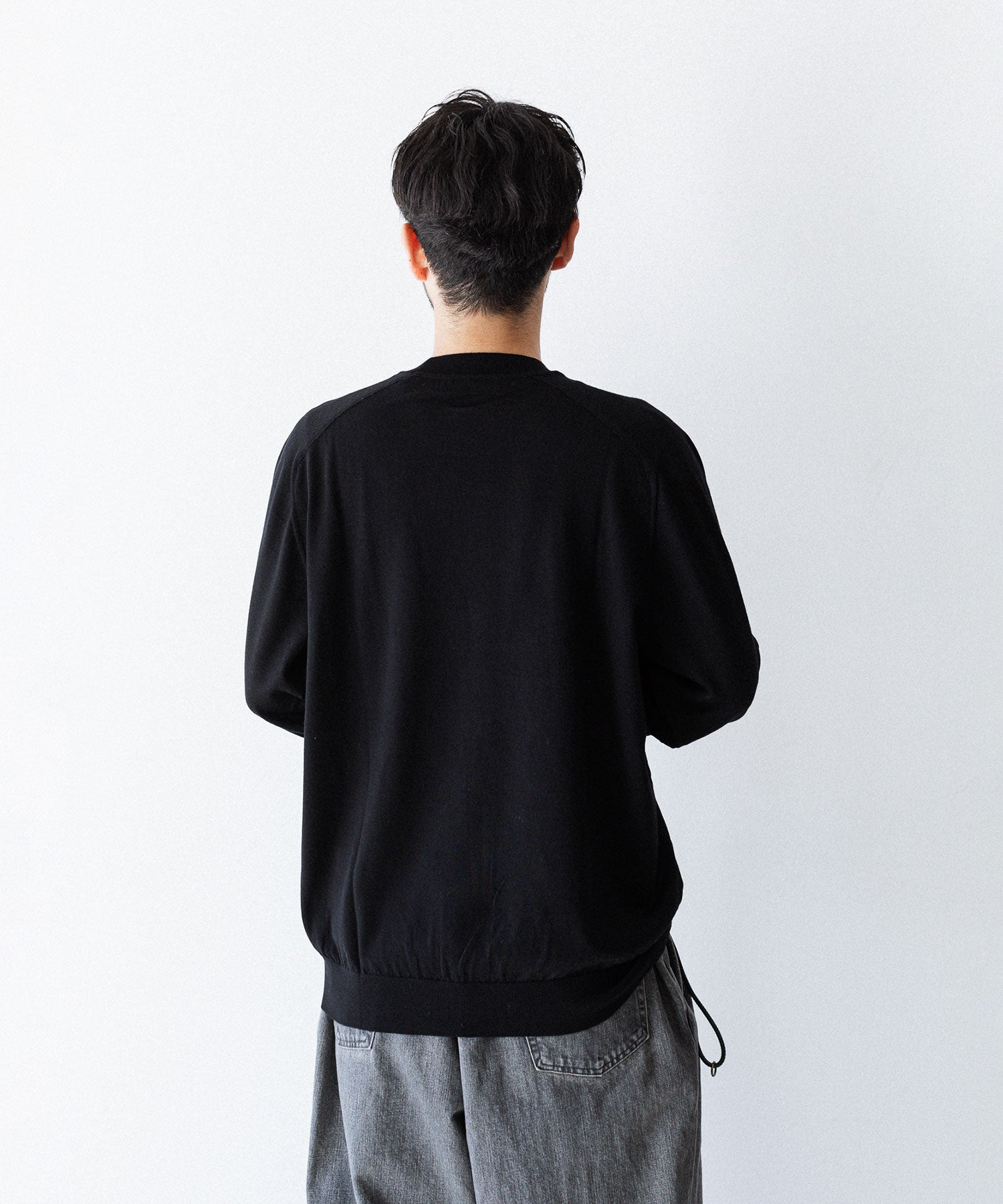 UMEDA ウメダニットの16GG CREW NECK PULLOVER - BLACKの公式通販サイトsession福岡セレクトショップ