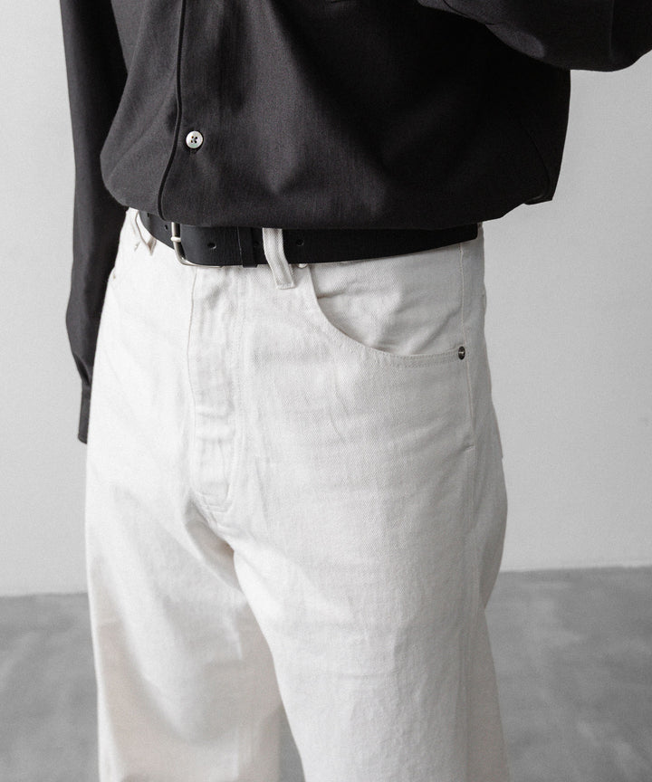 ANTHEM A-アンセムエーのTWIST LINE STRAIGHT JEANSのECRU公式通販サイトsession福岡セレクトショップ