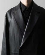 画像をギャラリービューアに読み込む, ssstein(シュタイン)の24AWコレクション LEATHER DOUBLE BRESTED JACKET - BLACK 公式通販サイトsession福岡セレクトショップ
