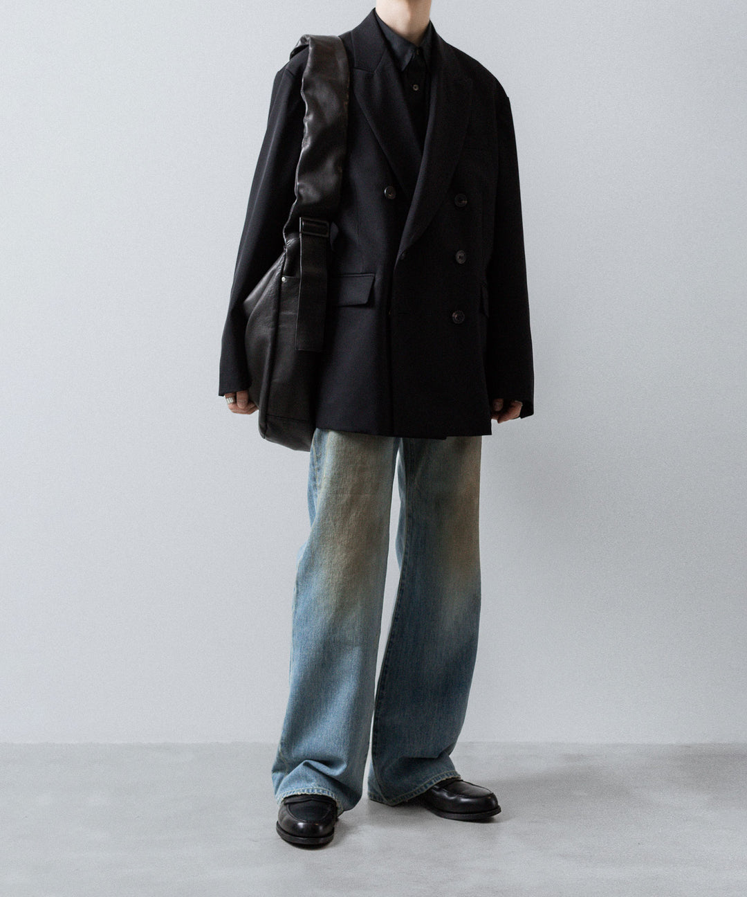 ssstein(シュタイン)のOVERSIZED DOUBLE BREASTED JACKET - BLACKの公式通販サイトsession福岡セレクトショップ