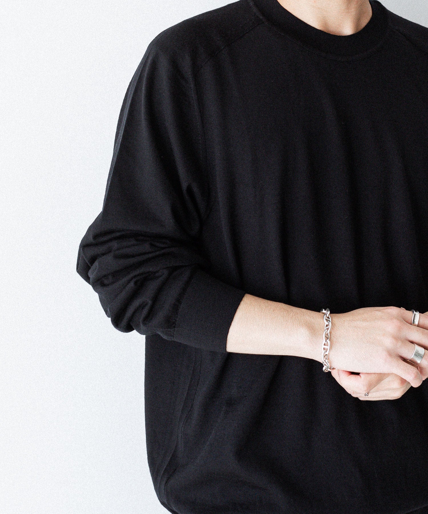 UMEDA ウメダニットの16GG CREW NECK PULLOVER - BLACKの公式通販サイトsession福岡セレクトショップ