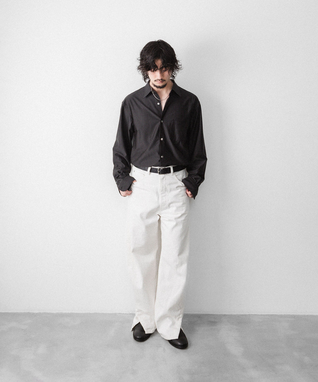 ANTHEM A-アンセムエーのTWIST LINE STRAIGHT JEANSのECRU公式通販サイトsession福岡セレクトショップ