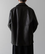 画像をギャラリービューアに読み込む, ssstein(シュタイン)の24AWコレクション BONDED LEATHER SHORT JACKET - BLACK × BLACK 公式通販サイトsession福岡セレクトショップ
