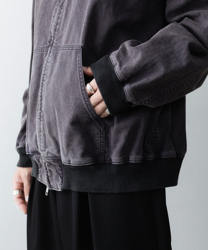 ssstein(シュタイン)のSULFUR DYED OXFORD VINTAGE HOOD JACKET - BLACKの公式通販サイトsession福岡セレクトショップ