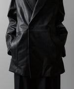 画像をギャラリービューアに読み込む, ssstein(シュタイン)の24AWコレクション LEATHER DOUBLE BRESTED JACKET - BLACK 公式通販サイトsession福岡セレクトショップ
