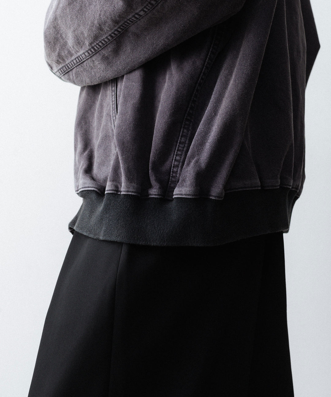 ssstein(シュタイン)のSULFUR DYED OXFORD VINTAGE HOOD JACKET - BLACKの公式通販サイトsession福岡セレクトショップ