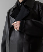 画像をギャラリービューアに読み込む, ssstein(シュタイン)の24AWコレクション BONDED LEATHER SHORT JACKET - BLACK × BLACK 公式通販サイトsession福岡セレクトショップ
