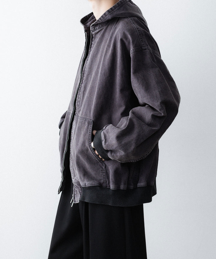 ssstein(シュタイン)のSULFUR DYED OXFORD VINTAGE HOOD JACKET - BLACKの公式通販サイトsession福岡セレクトショップ