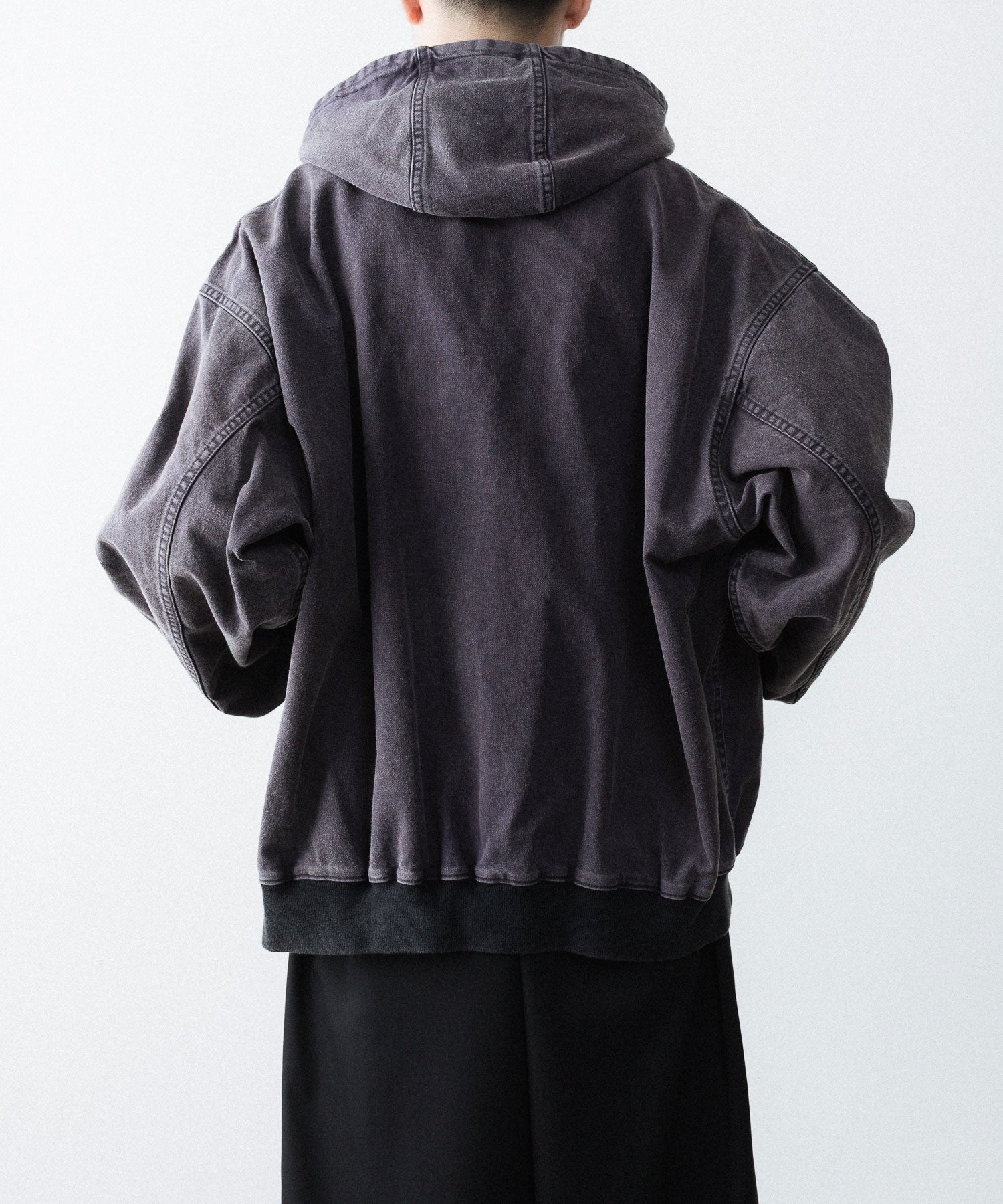 ssstein / シュタイン】SULFUR DYED OXFORD VINTAGE HOOD JACKET