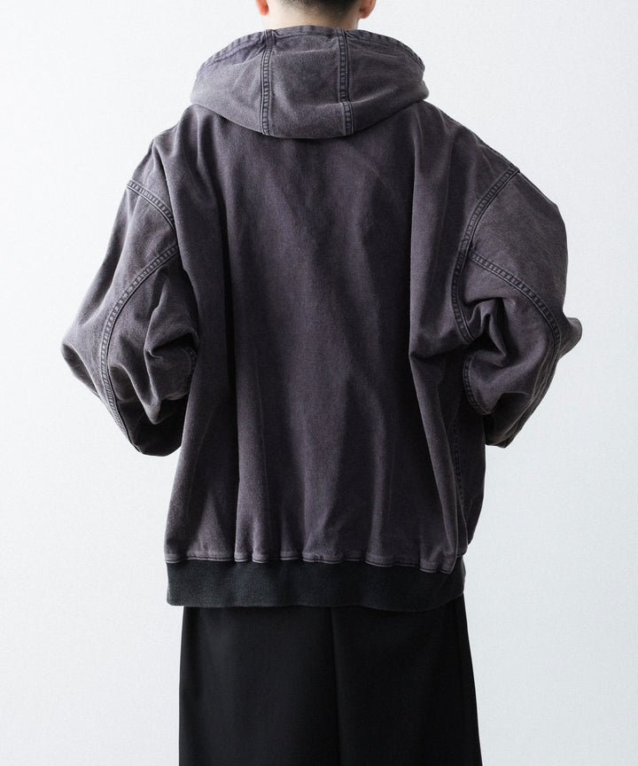 ssstein(シュタイン)のSULFUR DYED OXFORD VINTAGE HOOD JACKET - BLACKの公式通販サイトsession福岡セレクトショップ