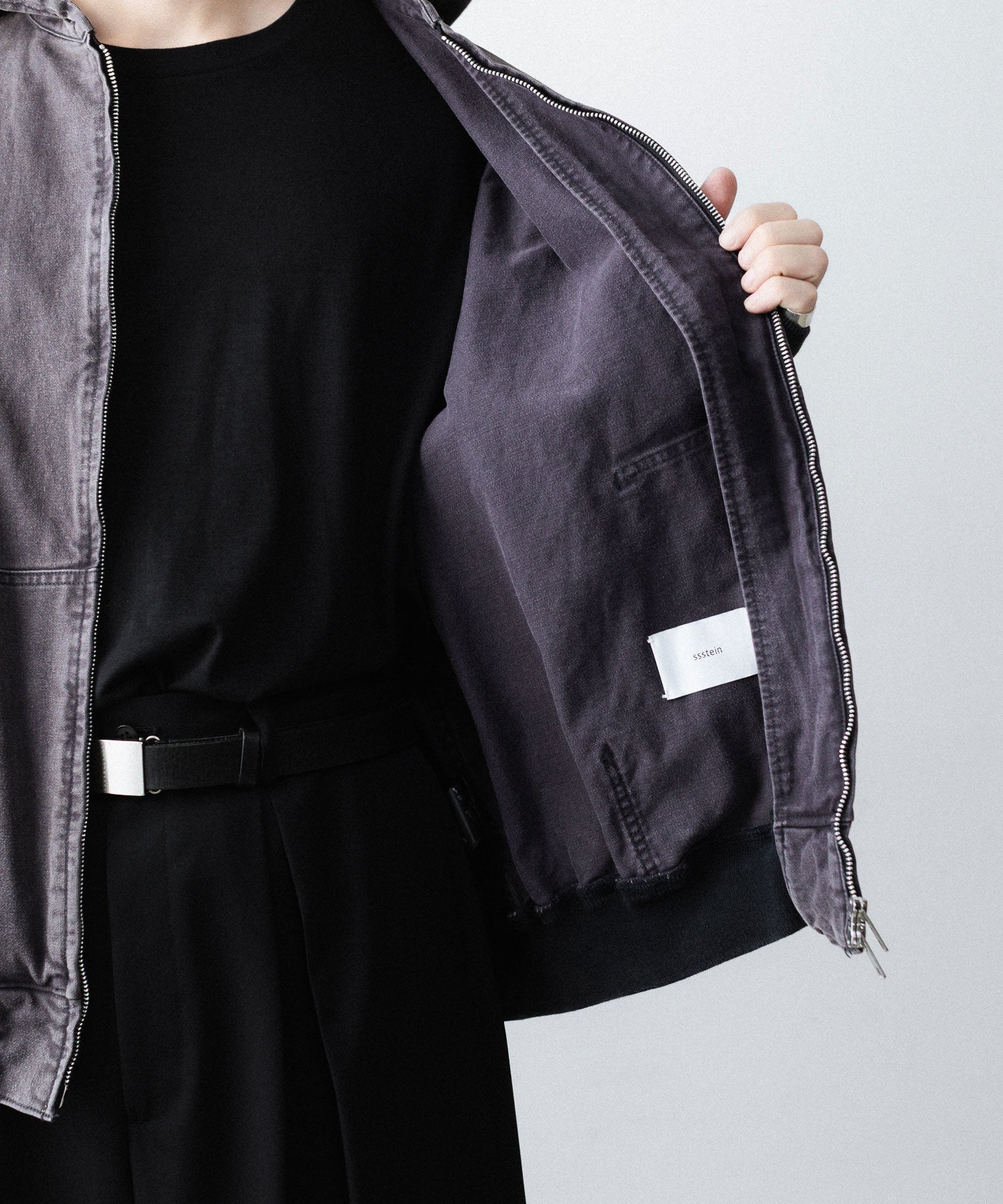 ssstein / シュタイン】SULFUR DYED OXFORD VINTAGE HOOD JACKET