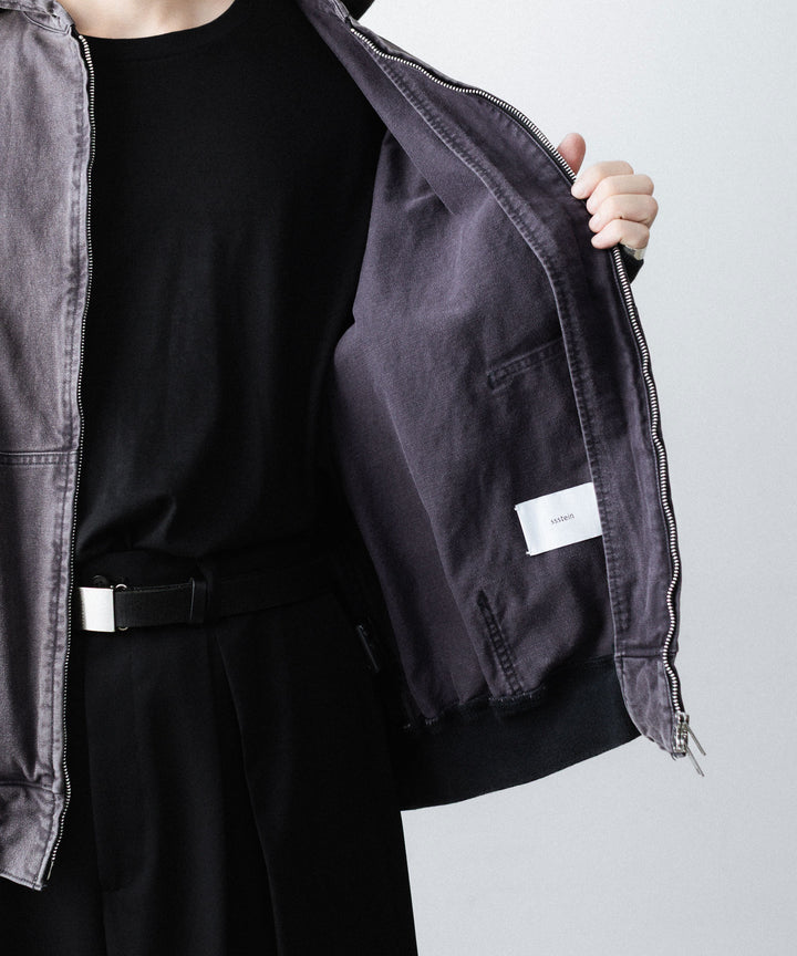 ssstein(シュタイン)のSULFUR DYED OXFORD VINTAGE HOOD JACKET - BLACKの公式通販サイトsession福岡セレクトショップ