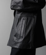 画像をギャラリービューアに読み込む, ssstein(シュタイン)の24AWコレクション LEATHER DOUBLE BRESTED JACKET - BLACK 公式通販サイトsession福岡セレクトショップ
