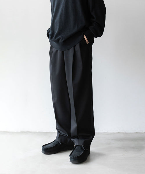 stein】EX WIDE TAPERED BARE ZIP TROUSERS | 公式通販サイト session